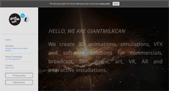 Desktop Screenshot of giantmilkcan.com